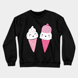 Cute ice creams Crewneck Sweatshirt